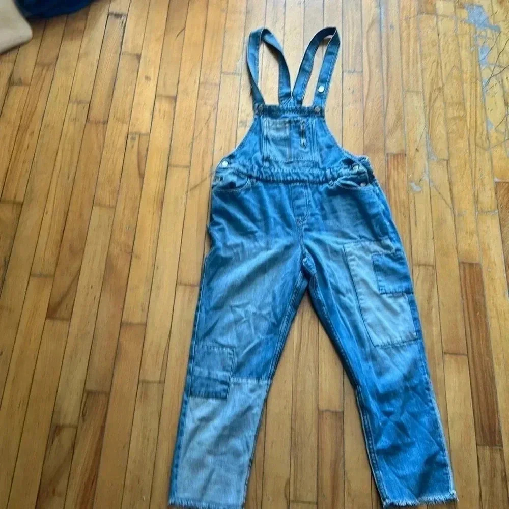Zara patchwork  overalls